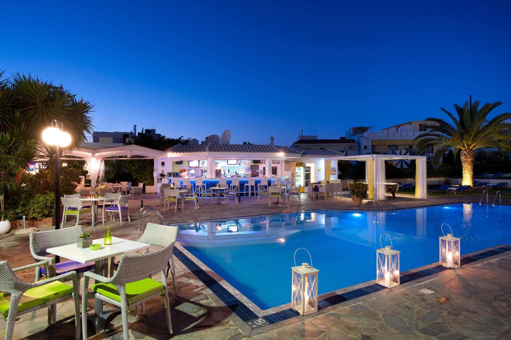 Kristalli Hotel Apartments Малиа Экстерьер фото